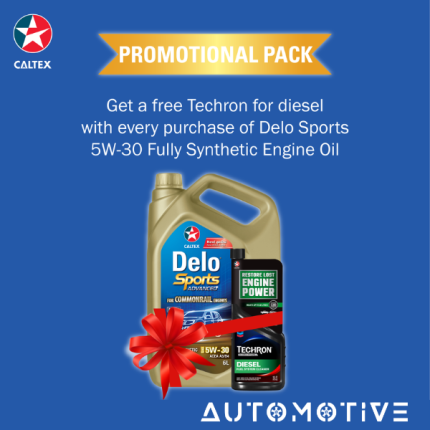 Havoline Delo Sports 5W-30 Fully Synthetic & Techron Combo